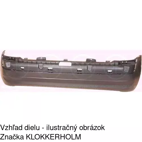 Zadný nárazník POLCAR 601696-J