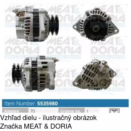 Hlavný reflektor 602610-V /POLCAR/ - obr. 3