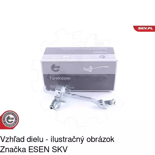 Doraz dverí 6026Z-31 /POLCAR/ - obr. 1
