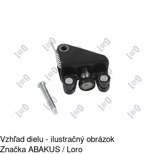 Vozík - kolieska pant posuvných dverí 6026Z-70 /POLCAR/ - obr. 2