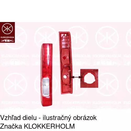 Zadné svetlo 602788-V /POLCAR/ - obr. 3