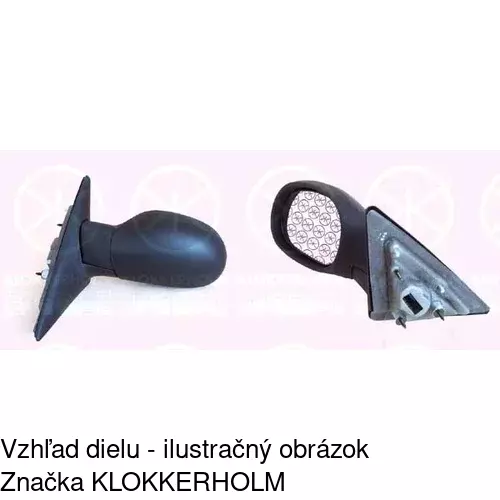 Vonkajšie zrkadlo 6032514M /POLCAR/ - obr. 1
