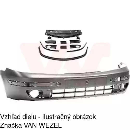 Predný nárazník POLCAR 603707-2