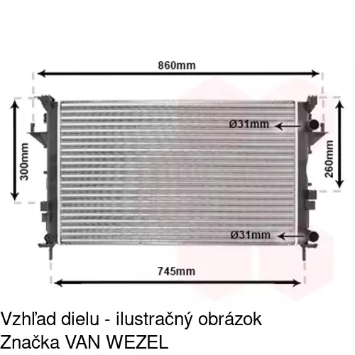 Chladiče vody 603708A1 /POLCAR/ - obr. 4