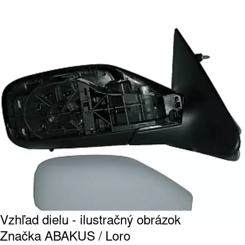 Vonkajšie zrkadlo 6037518M /POLCAR/ - obr. 1