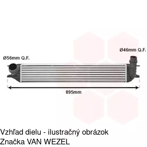 Chladiče vzduchu (Intercoolery) 6039J81X /POLCAR/ - obr. 4