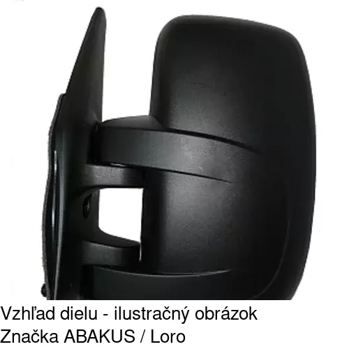 Vonkajšie zrkadlo 6041521E /POLCAR/ - obr. 3