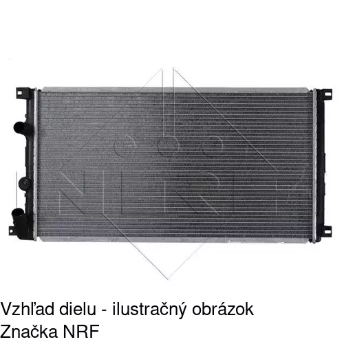 Chladiče vody 604208A2 /POLCAR/ - obr. 1