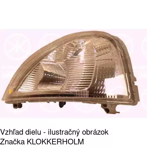 Hlavný reflektor 6042091E /POLCAR/ - obr. 1