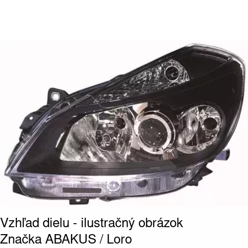 Hlavný reflektor 6055101E /POLCAR/ - obr. 5