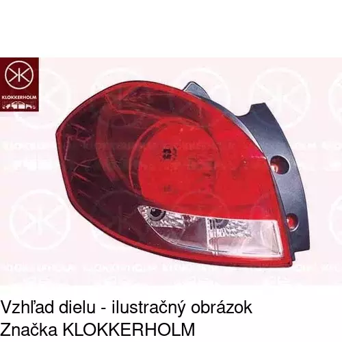 Zadné svetlo POLCAR 6055871E