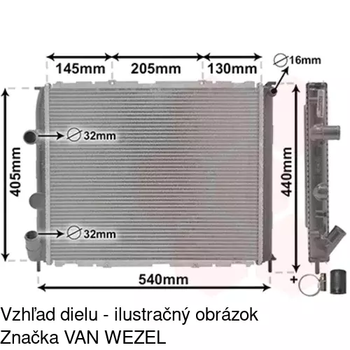 Chladiče vody 606008-5 /POLCAR/ - obr. 5