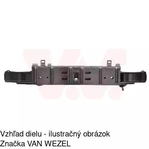Dolný nosník predného čela 606024 /POLCAR/ - obr. 1