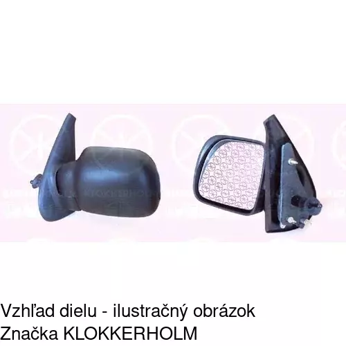 Vonkajšie zrkadlo 6060511M /POLCAR/ - obr. 1
