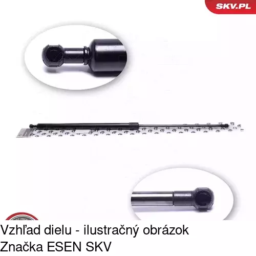 Plynová pružina 6060AB /POLCAR/ - obr. 4
