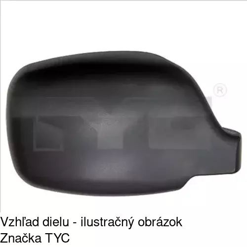 Rám vonkajšieho zrkadla 606154TM /POLCAR/ - obr. 4