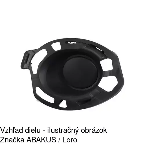 Záslepka otvoru hmlovky POLCAR 60642716