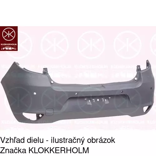 Zadný nárazník 606496 /POLCAR/ - obr. 1