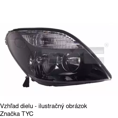 Hlavný reflektor POLCAR 6070091E