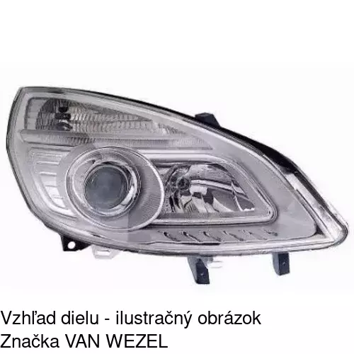 Hlavný reflektor 607210-E /POLCAR/ - obr. 4