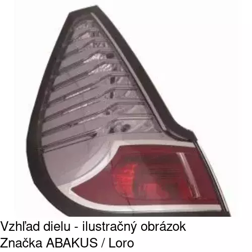 Zadné svetlo POLCAR 6073873V