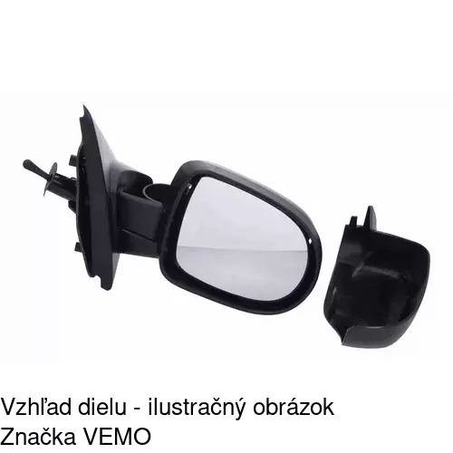Rám vonkajšieho zrkadla 60A155TM /POLCAR/ - obr. 4
