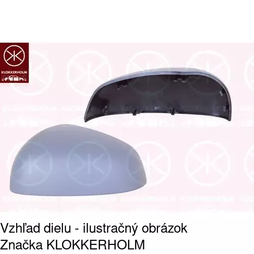 Rám vonkajšieho zrkadla 60A255PM /POLCAR/ - obr. 1