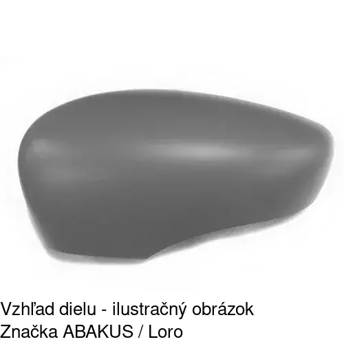 Rám vonkajšieho zrkadla 60B154PM /POLCAR/ - obr. 2
