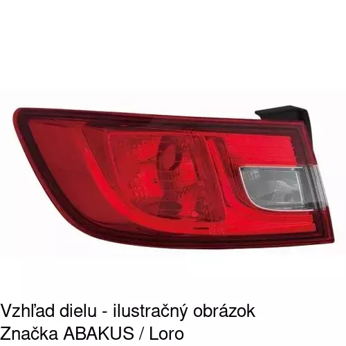 Zadné svetlo 60B187-U /POLCAR/ - obr. 4