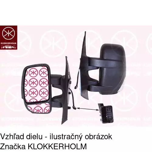 Vonkajšie zrkadlo 60N1524E /POLCAR/ - obr. 4