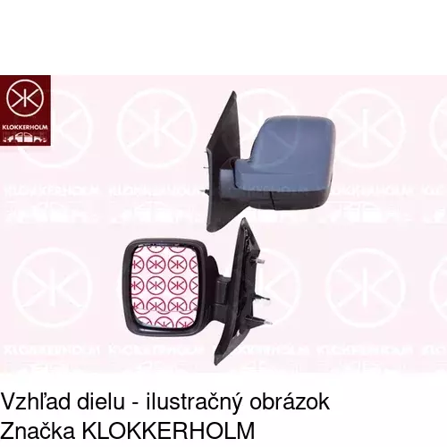 Vonkajšie zrkadlo 60N2523M /POLCAR/ - obr. 2