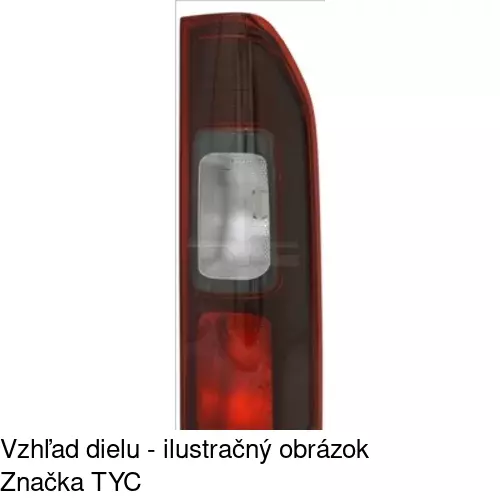Zadné svetlo POLCAR 60N287-V