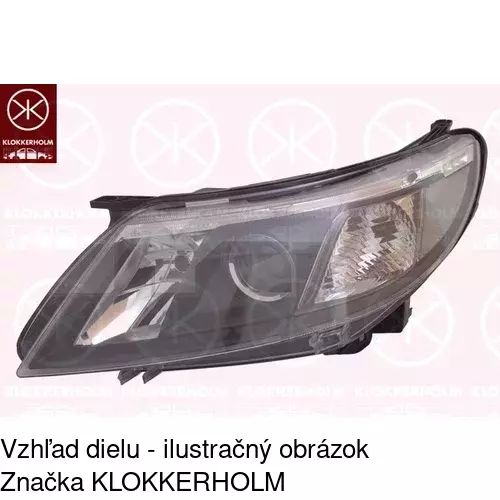 Hlavný reflektor 653109-E /POLCAR/ - obr. 1