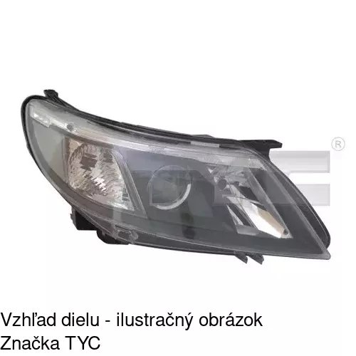Hlavný reflektor POLCAR 653110-E