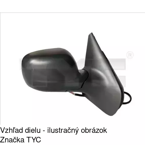 Vonkajšie zrkadlo 670552-M /POLCAR/ - obr. 5