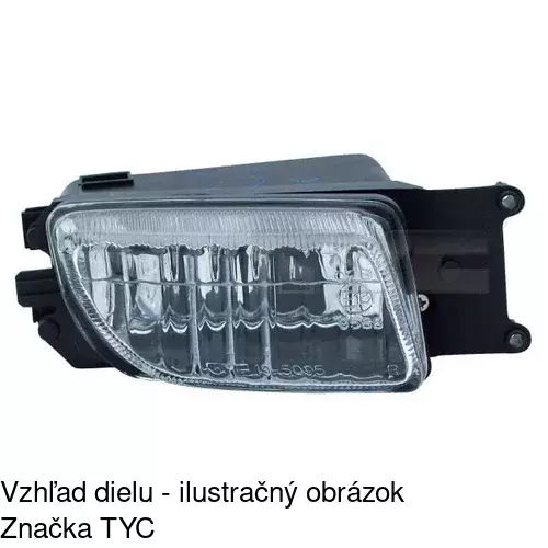 Hmlové svetlo - predné POLCAR 6713301E