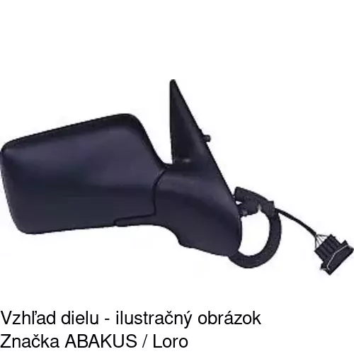 Vonkajšie zrkadlo 6713514E /POLCAR/ - obr. 4