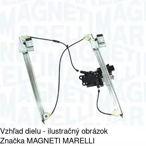 Manuálny mechanizmus okna dverí 6713PSM1 /POLCAR/ - obr. 3