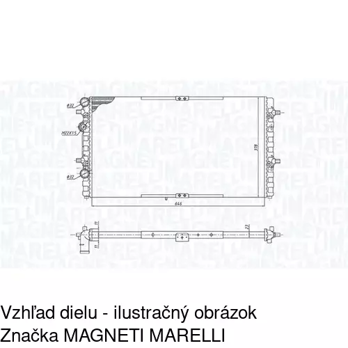 Chladiče vody 671608-1 /POLCAR/ - obr. 1