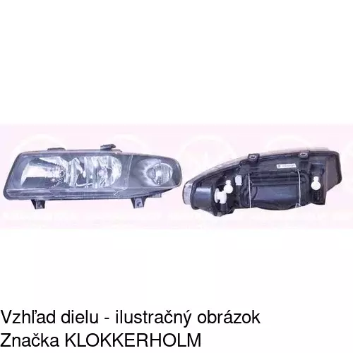 Hlavný reflektor 672210-E /POLCAR/ - obr. 1