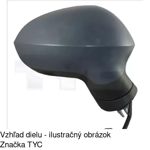 Vonkajšie zrkadlo POLCAR 67265292M