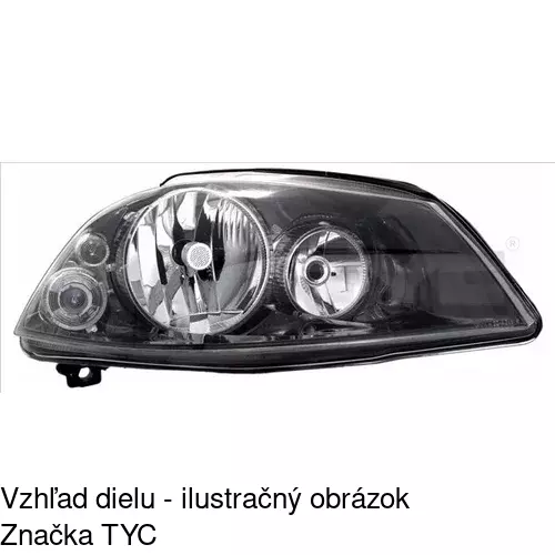 Hlavný reflektor 6730091E /POLCAR/ - obr. 3