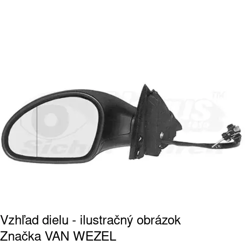 Vonkajšie zrkadlo 6730511E /POLCAR/ - obr. 2
