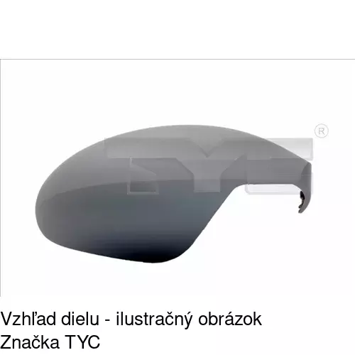 Vonkajšie zrkadlo 6755526E /POLCAR/ - obr. 3