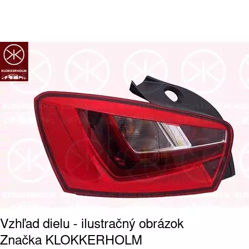 Zadné svetlo POLCAR 67B1882U