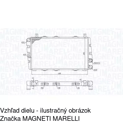 Chladiče vody 690008-1 /POLCAR/ - obr. 3