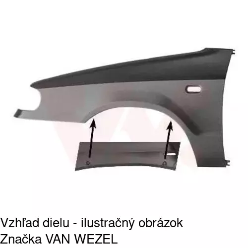 Predný blatník 691101-Q /POLCAR/ - obr. 1