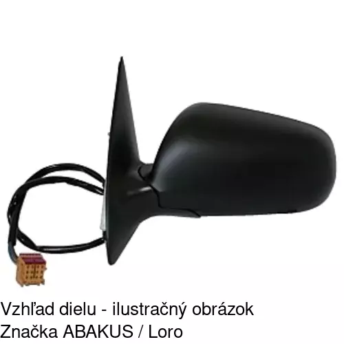 Vonkajšie zrkadlo 6913529E /POLCAR/ - obr. 2
