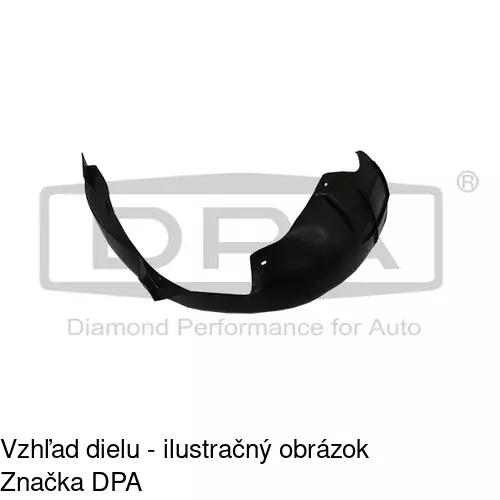 Podblatník (plast) 6920FP1T /POLCAR/ - obr. 1