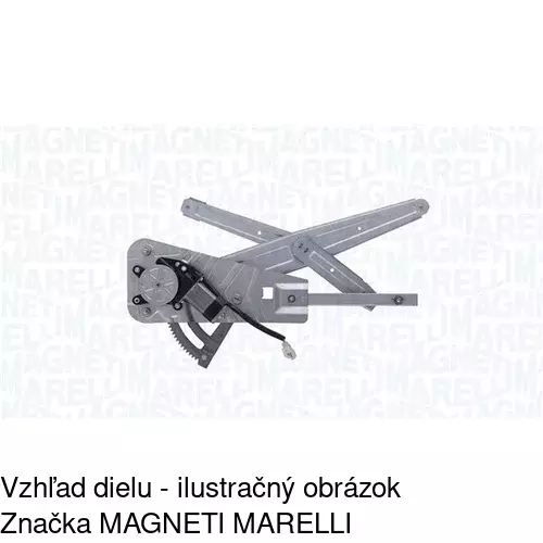 Mechanizmus sťahovania okna elektrický bez motora 6921PSG2A /POLCAR/ - obr. 3